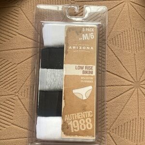 5 Pack Cotton Panties from Arizona Jean Company